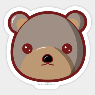 Kawaii Woodland Creatures - Bear Sticker